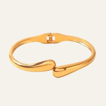 Sculptural Gold Cuff