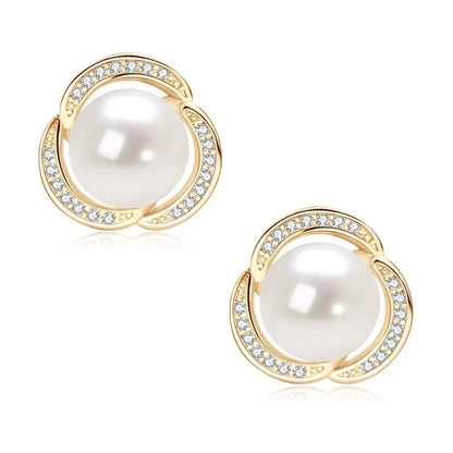 Pearl Stud Earrings