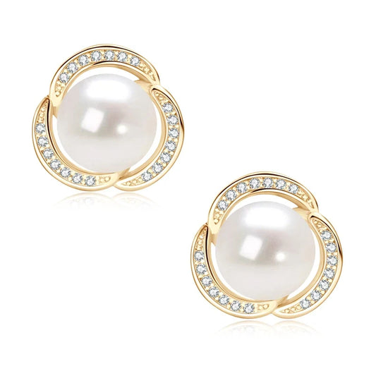 Pearl Stud Earrings