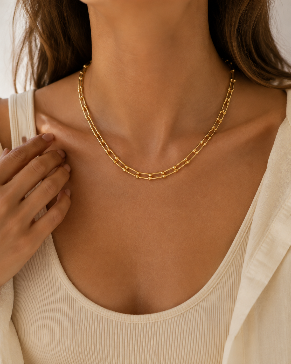 Gold Charm Necklace